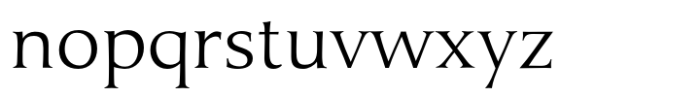 Umerica Regular Font LOWERCASE