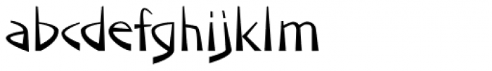 Umkhonto Regular Font LOWERCASE