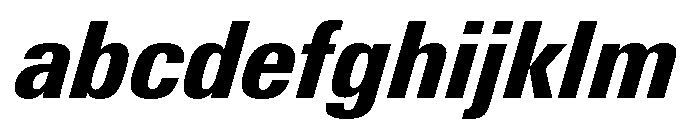 Univers Next Pro Black Condensed Italic FONT