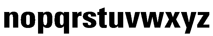 Univers Next Pro Black Condensed Font LOWERCASE