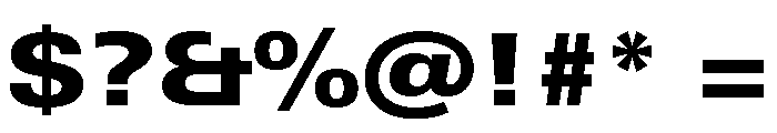Univers Next Pro Black Extended Font OTHER CHARS