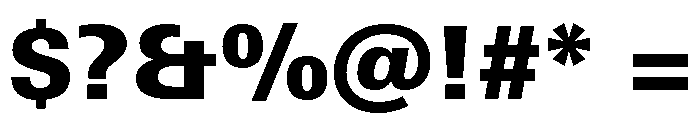 Univers Next Pro Black Font OTHER CHARS
