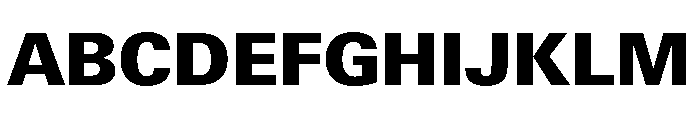 Univers Next Pro Black Font UPPERCASE