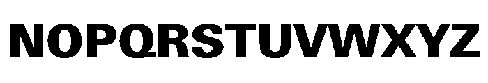 Univers Next Pro Black Font UPPERCASE