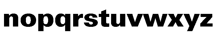 Univers Next Pro Black Font LOWERCASE