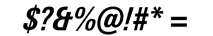 Univers Next Pro Bold Condensed Italic Font OTHER CHARS