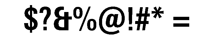 Univers Next Pro Bold Condensed Font OTHER CHARS