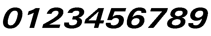 Univers Next Pro Bold Extended Italic Font OTHER CHARS