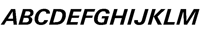 Univers Next Pro Bold Italic Font UPPERCASE