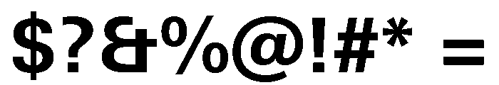 Univers Next Pro Bold Font OTHER CHARS