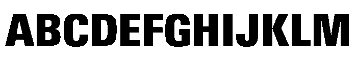 Univers Next Pro ExtraBlack Condensed Font UPPERCASE