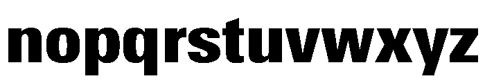 Univers Next Pro ExtraBlack Condensed Font LOWERCASE