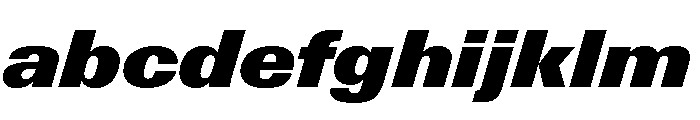Univers Next Pro ExtraBlack Italic FONT