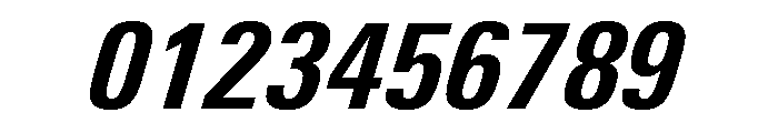 Univers Next Pro Heavy Condensed Italic Font OTHER CHARS