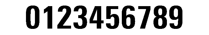 Univers Next Pro Heavy Condensed Font OTHER CHARS