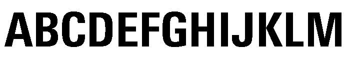 Univers Next Pro Heavy Condensed Font UPPERCASE