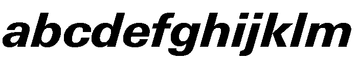 Univers Next Pro Heavy Italic FONT