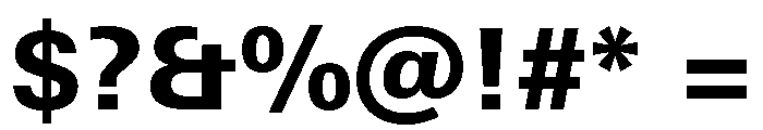 Univers Next Pro Heavy Font OTHER CHARS