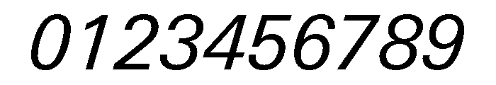 Univers Next Pro Italic Font OTHER CHARS