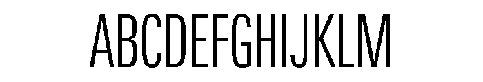 Univers Next Pro Light Compressed Font UPPERCASE