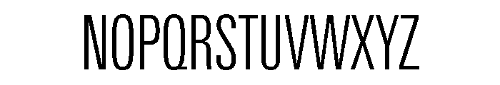 Univers Next Pro Light Compressed Font UPPERCASE