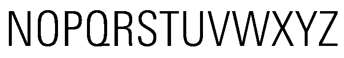 Univers Next Pro Light Condensed Font UPPERCASE