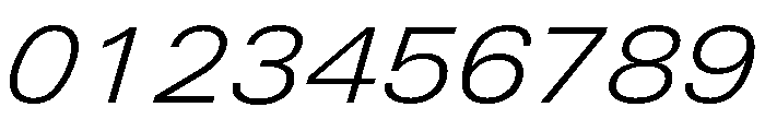 Univers Next Pro Light Extended Italic Font OTHER CHARS