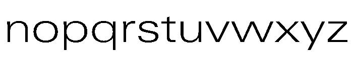 Univers Next Pro Light Extended Font LOWERCASE