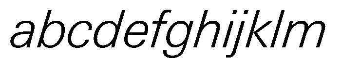 Univers Next Pro Light Italic FONT