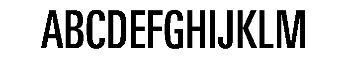 Univers Next Pro Medium Compressed Font UPPERCASE