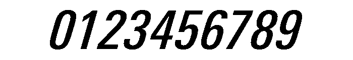 Univers Next Pro Medium Condensed Italic Font OTHER CHARS
