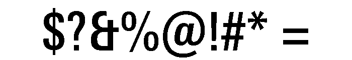 Univers Next Pro Medium Condensed Font OTHER CHARS