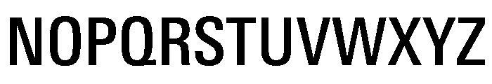 Univers Next Pro Medium Condensed Font UPPERCASE