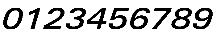 Univers Next Pro Medium Extended Italic Font OTHER CHARS
