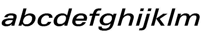 Univers Next Pro Medium Extended Italic FONT