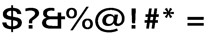 Univers Next Pro Medium Extended Font OTHER CHARS
