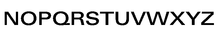 Univers Next Pro Medium Extended Font UPPERCASE