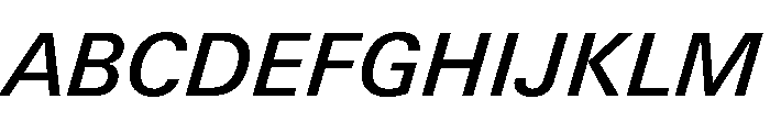 Univers Next Pro Medium Italic Font UPPERCASE