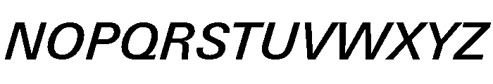Univers Next Pro Medium Italic Font UPPERCASE