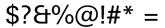 Univers Next Pro Regular Font OTHER CHARS