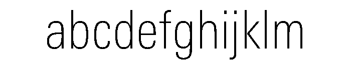 Univers Next Pro Thin Condensed FONT