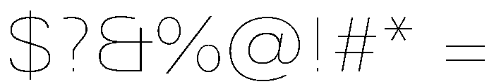 Univers Next Pro UltLt Ext Regular Expanded Font OTHER CHARS