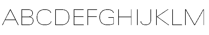 Univers Next Pro UltLt Ext Regular Expanded Font UPPERCASE