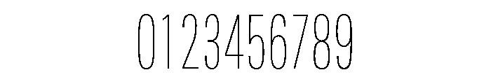 Univers Next Pro UltraLight Compressed Font OTHER CHARS