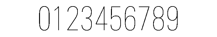 Univers Next Pro UltraLight Condensed Font OTHER CHARS