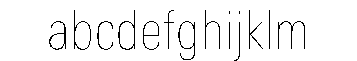 Univers Next Pro UltraLight Condensed FONT