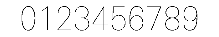 Univers Next Pro UltraLight Font OTHER CHARS