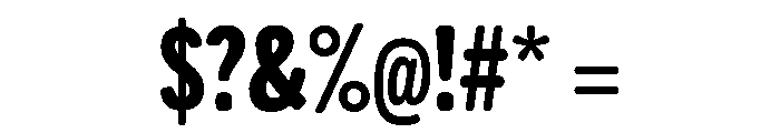 Unpack Extra Bold Font OTHER CHARS
