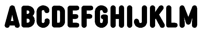 Unpack Heavy Font UPPERCASE