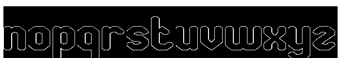 UNITE PRIME-Hollow-Inverse Font LOWERCASE